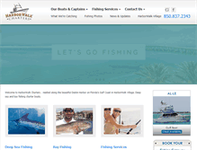 Tablet Screenshot of harborwalkfishingcharters.com